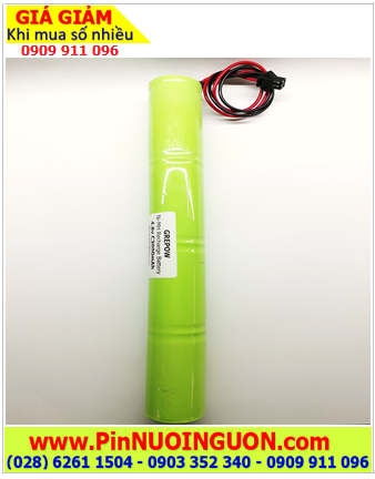 Pin đèn Exit thoát hiểm 4.8v C3000mAh; Pin đèn sự cố khẩn cấp 4.8v C3000mAh; Pin đèn MẮT MÈO 4.8v C3000mAh